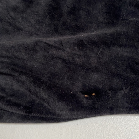 Apple Bottoms size 2X black velour zip hoodie with sequins fits 14-16 - Picture 14 of 16